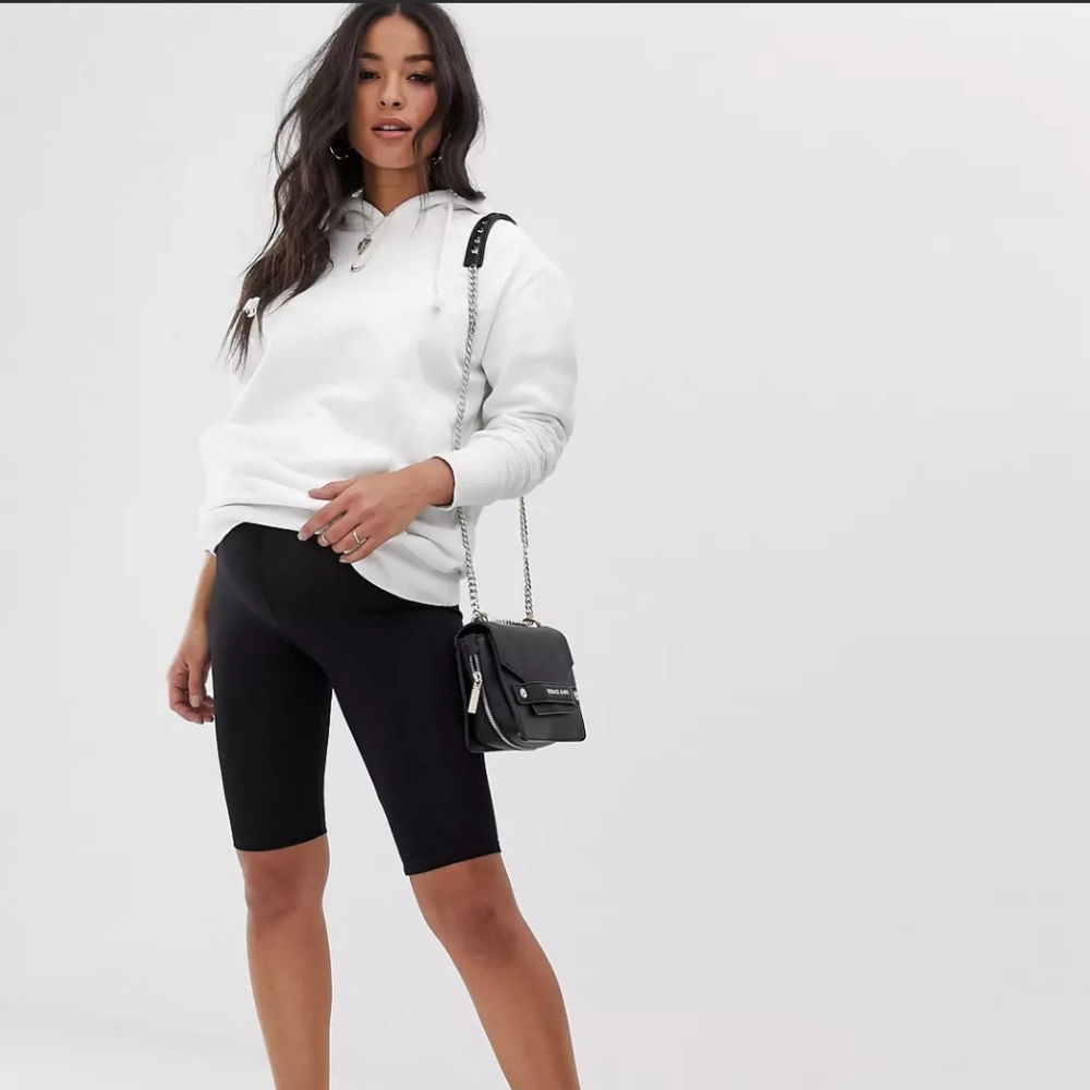 Asos design basic maternity legging shorts size 6